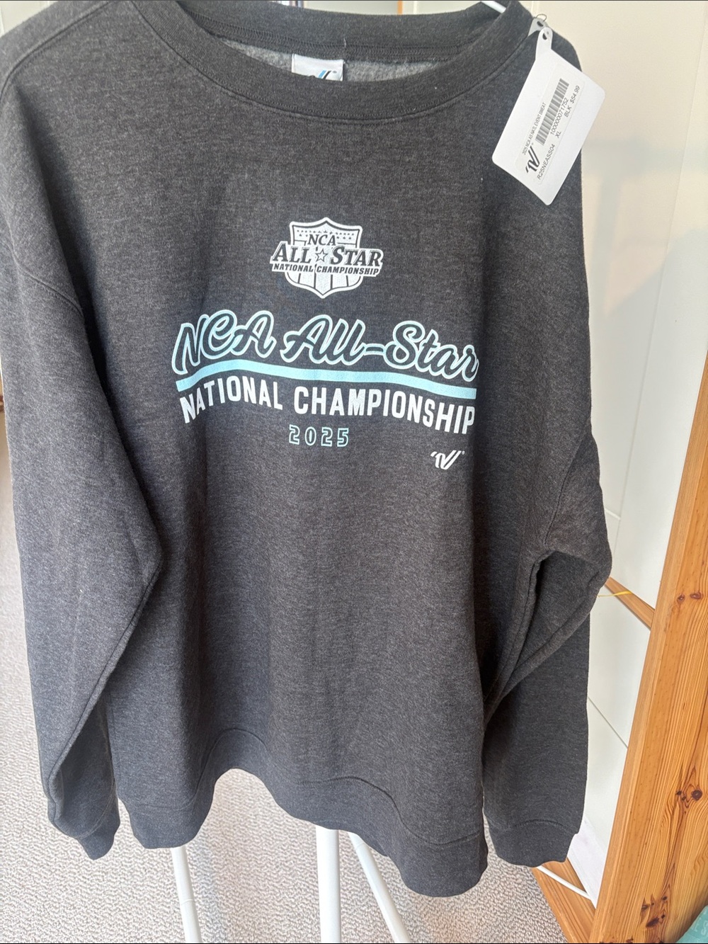 NCA All-Star 2025 Charcoal Crewneck Sweatshirt